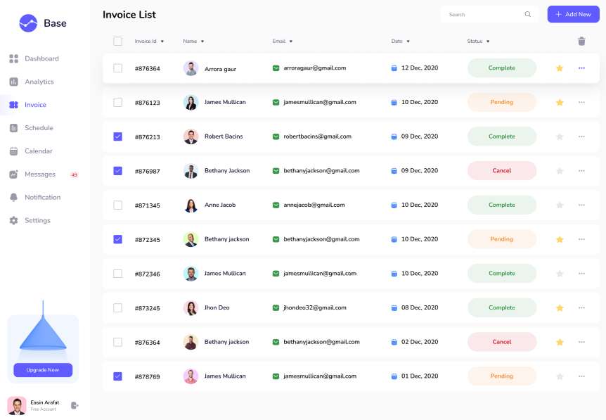SaaS Dashboard - SaaS | Analytics | Dashboard project screenshot 3 showing saas dashboard interface and features